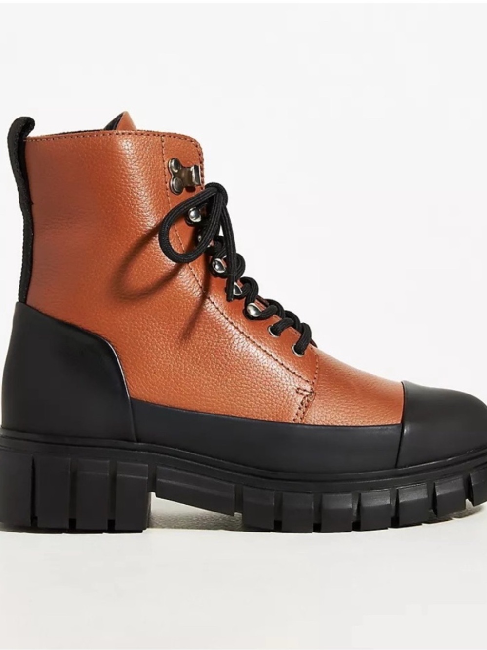 Anthropologie The Bear Rebel Lug Boots Black Brown Utility Gorpcore Streetwear